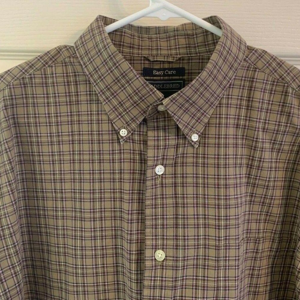 Men's Saddlebred Button Shirt Easy Care XL